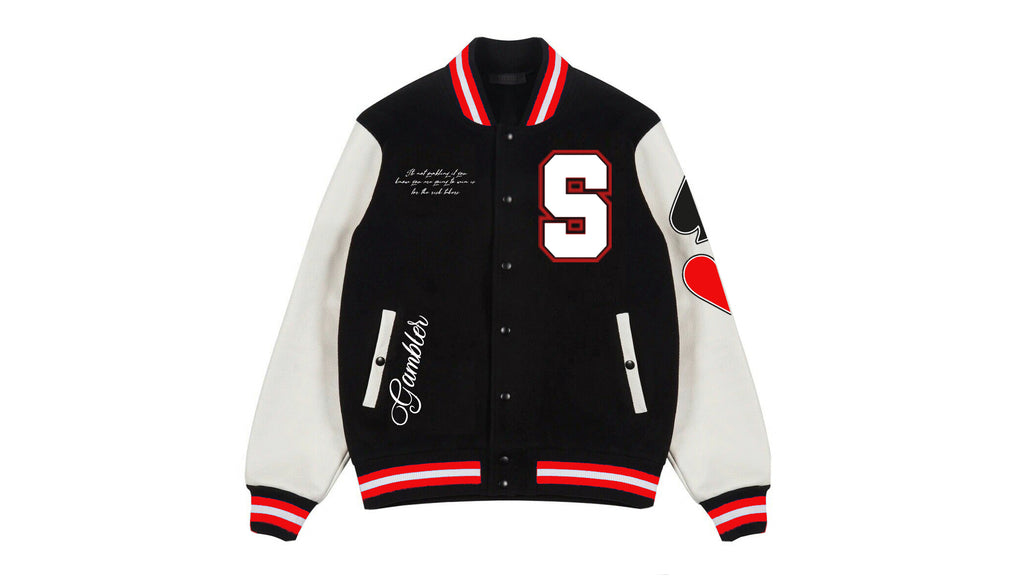 Gambler Varsity Jacket – Solitaire London